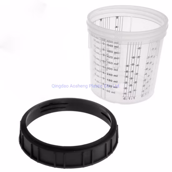 Copo de pistola de pulverização usado para pistola de pulverização Warte